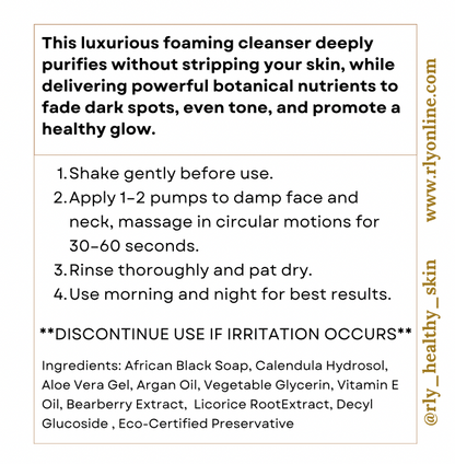 Liquid African Black Soap